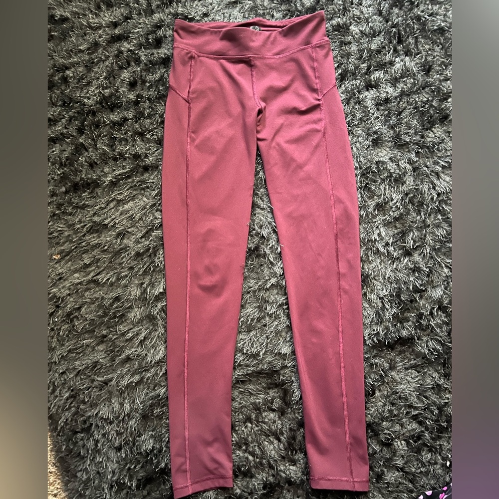 Maroon Leggings